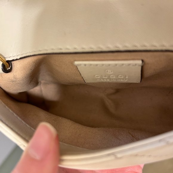 Gucci Cream Mini Bag with Gold Accents - Picture 9 of 14
